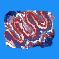 Patriotic Tie Dye Background Classic Tee | Teevron