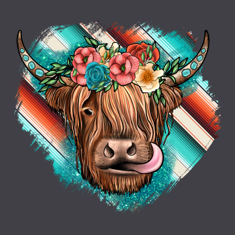 Highland Cow Serape Heavyweight Hoodie by JahusDesignShop | Teevron