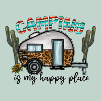 Camping Is My Happy Place Zipper Hoodie | Teevron