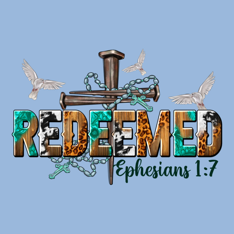 Redeemed Ephesians 1 7 Premium Hoodie by NancyCooperArtShop | Teevron