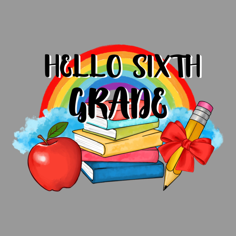 Back To School Hello Sixth Grade 3200x2400 Vintage Hoodie by AdoDesignShop | Teevron