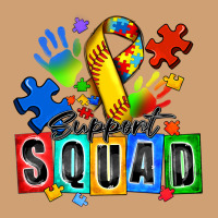 Softball Support Squad Autism Vintage Tee | Teevron