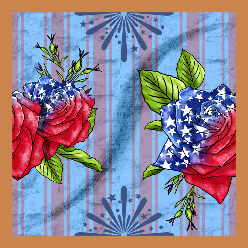 Patriotic Rose Heavyweight Hoodie by BundleAndBundleShop | Teevron