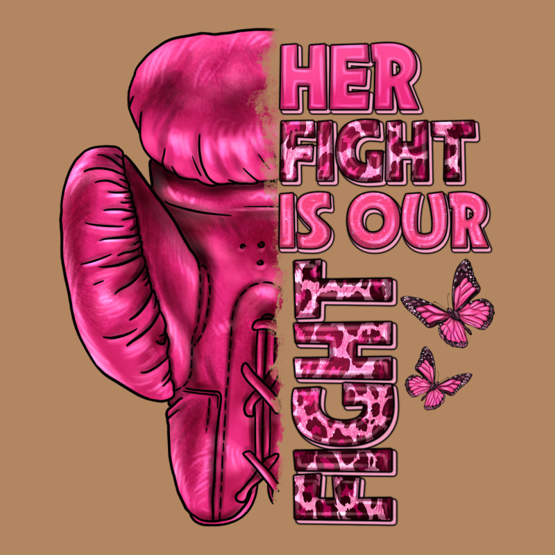Her Fight Is Our Fight Cancer Long Sleeve Tee by texasbilliewilder | Teevron