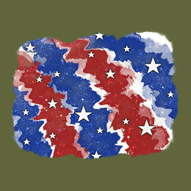 Patriotic Tie Dye Background Classic Tee by CowGirlArtShop | Teevron