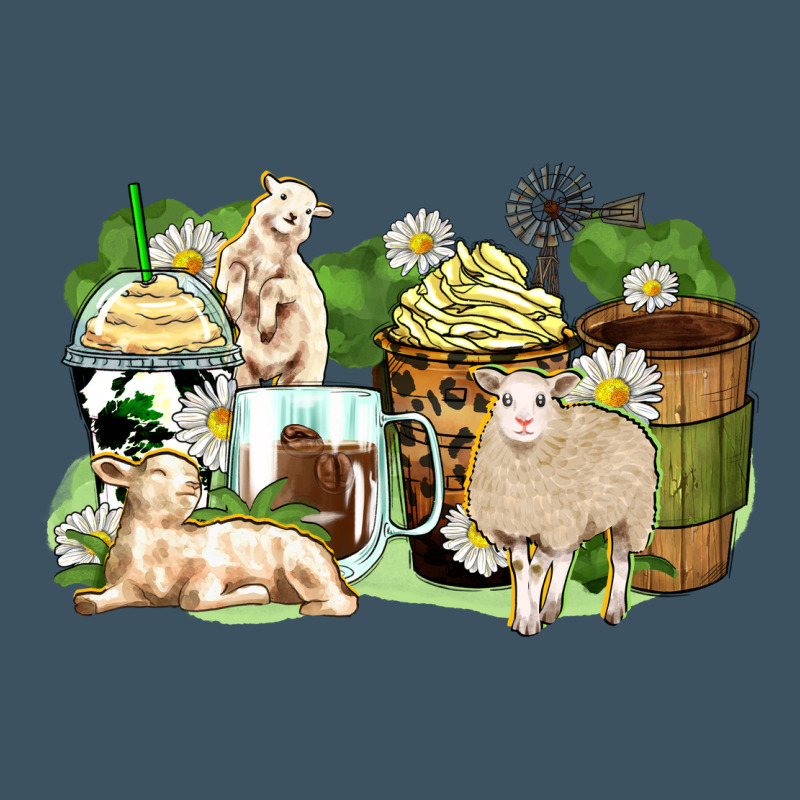 Sheep Coffee Cups Urban Heavy Tee by Zillion Design Studio | Teevron