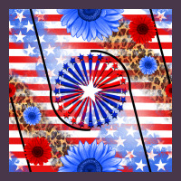 Patriotic Usa Flag And Sunflower Heavyweight Hoodie | Teevron