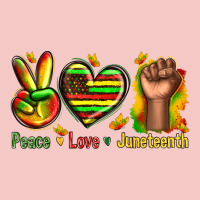 Peace Love Juneteenth Urban Heavy Tee | Teevron