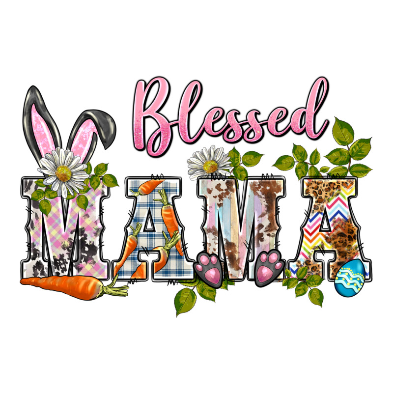 Blessed Mama Easter Premium Sweatshirt by BarkalooDesign | Teevron