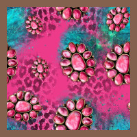 Pink Turquoise Gemstoes Seamless Pattern Zipper Hoodie | Teevron