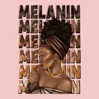Melanin Melanin Melanin With Afro Girl Urban Heavy Tee | Teevron