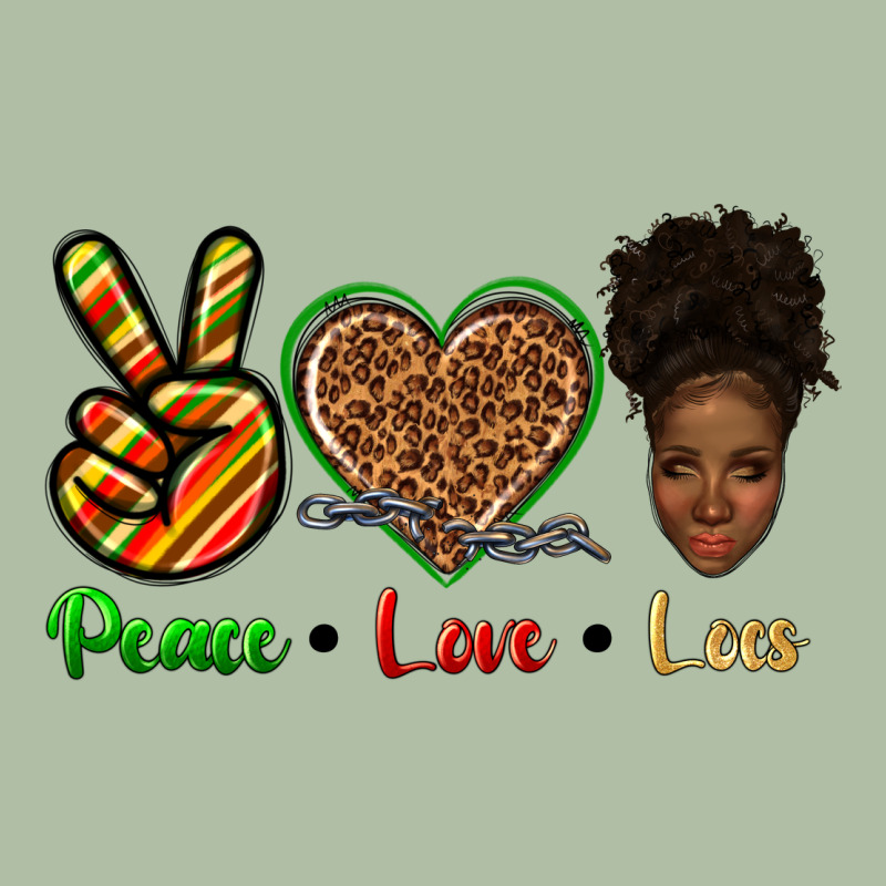 Peace Love Locs Urban Heavy Tee by texasbilliewilder | Teevron