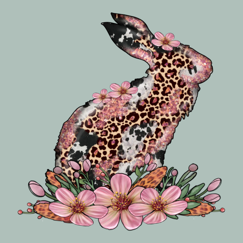 Bunny With Blossom Flower Heavyweight Hoodie by Artiststas | Teevron