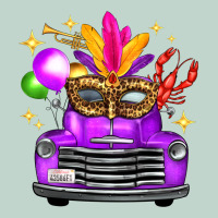 Mardi Gras Truck Leopard Mask Zipper Hoodie | Teevron