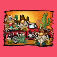Western Truck Cowboy Gnome Background Premium Sweatshirt | Teevron