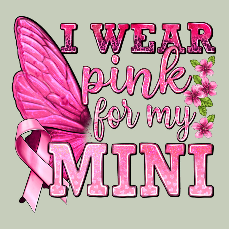 I Wear Pink For My Mini With Butterfly Long Sleeve Tee by texasbilliewilder | Teevron