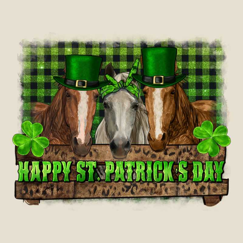 Happy St. Patrick's Day Horses With Leprechaun Hat And Bandana Urban Heavy Tee by RanaPortraitStore | Teevron