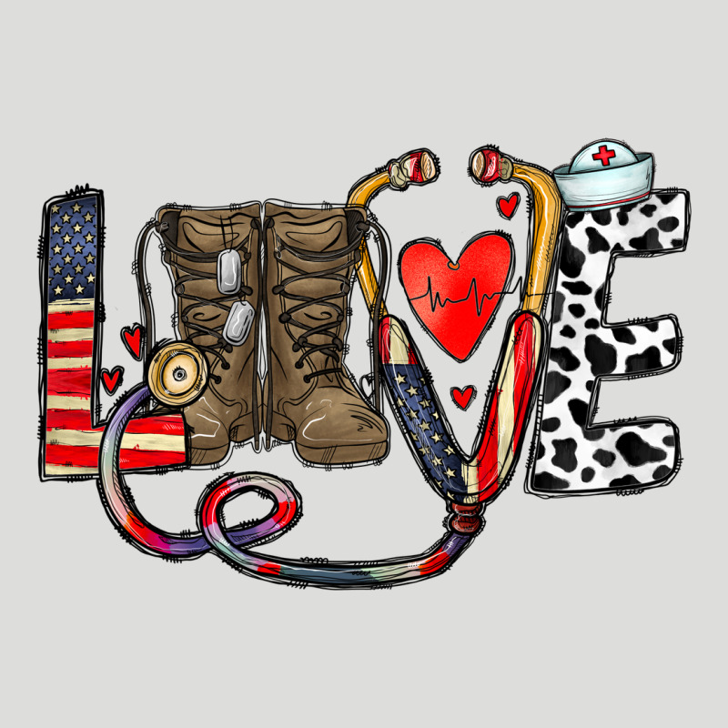 America Nurse Zipper Hoodie by CowhideDigitalArt | Teevron