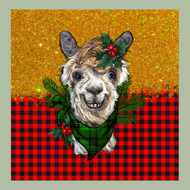 Christmas Alpacas Urban Heavy Tee by BarkalooDesign | Teevron