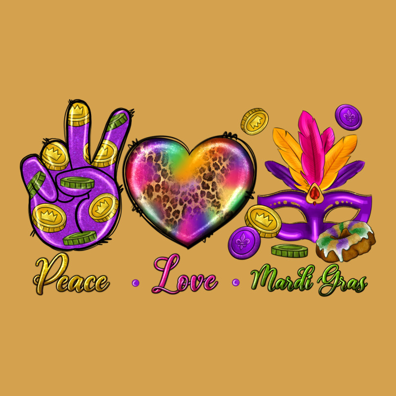 Peace Love Mardi Gras Urban Hoodie by BundleAndBundleShop | Teevron