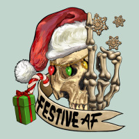 Festive Af Christmas Skull Zipper Hoodie | Teevron
