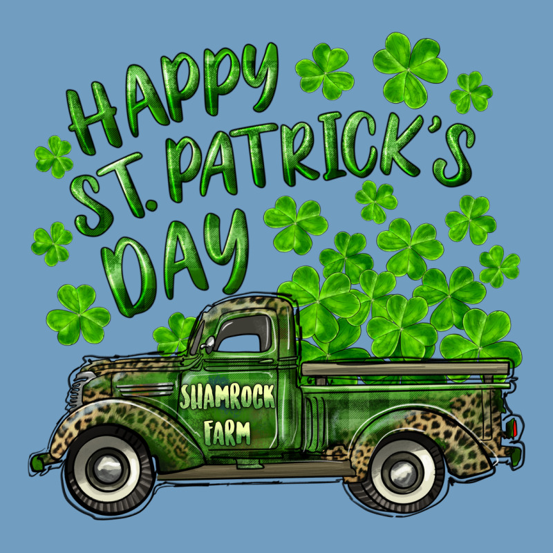 Happy St. Patrick's Day Shamrock Farm Truck Urban Heavy Tee by RanaPortraitStore | Teevron