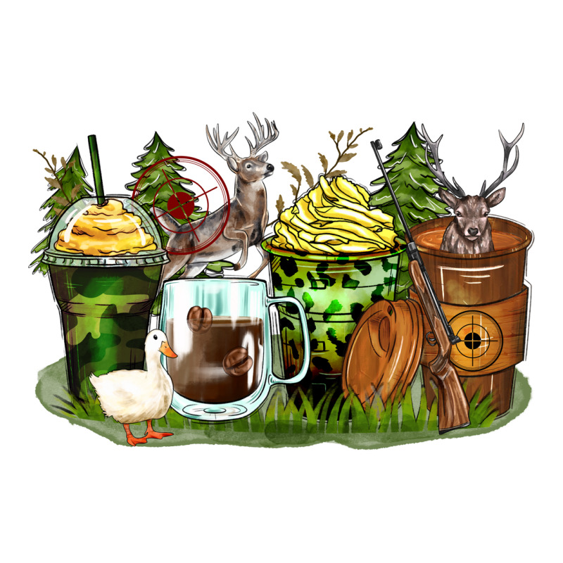 Hunter Coffee Cups Urban Heavy Tee by Zillion Design Studio | Teevron