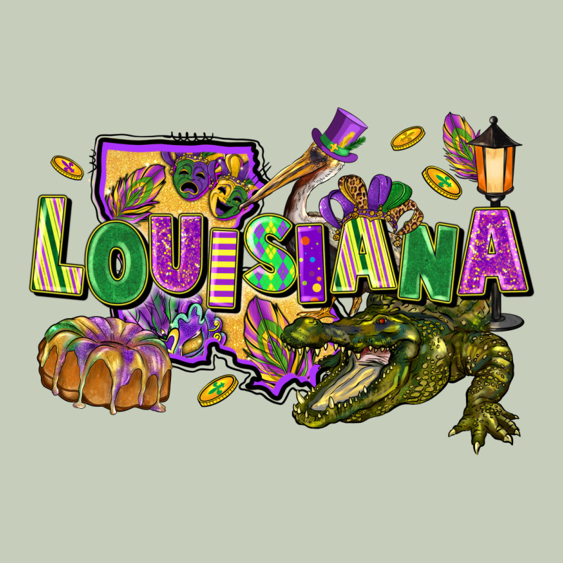 Louisiana Mardi Gras Classic Tee by FaDigitalArtStudio | Teevron