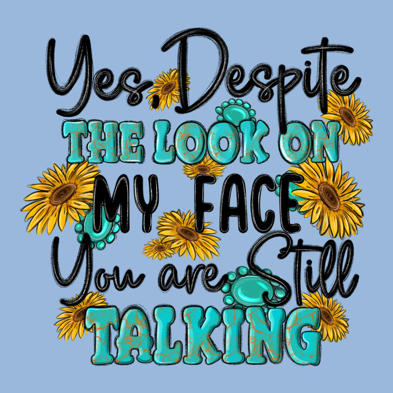 You Despite The Lok On My Face You Are Still Talki Premium Hoodie by MaliasSmallBusiness | Teevron
