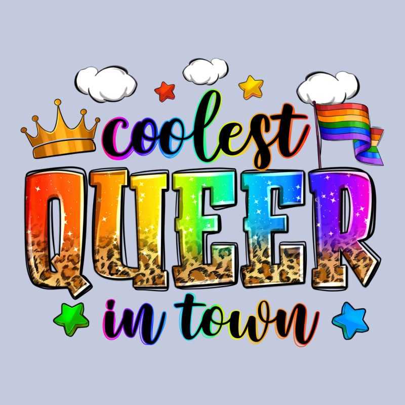 Coolest Queer In Town Long Sleeve Tee by Zillion Design Studio | Teevron