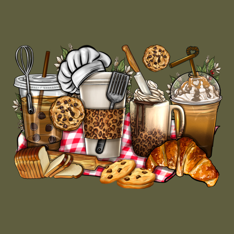 Bakery Coffee Cups Vintage Tee by texasbilliewilder | Teevron