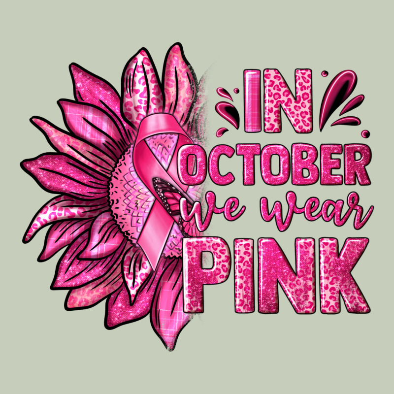 In October We Wear Pink Sunflower Long Sleeve Tee by texasbilliewilder | Teevron
