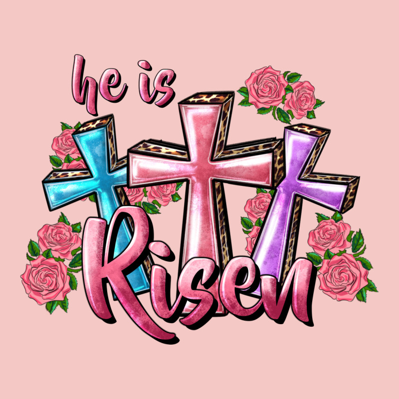 He Is Risen Cross Urban Heavy Tee by RanaPortraitStore | Teevron