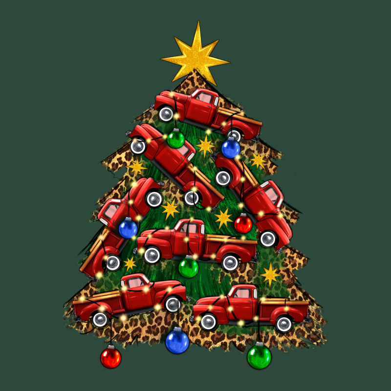 Christmas Truck Tree Zipper Hoodie by FaDigitalArtStudio | Teevron
