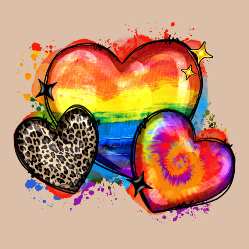 Pride Hearts Urban Heavy Tee by Zillion Design Studio | Teevron