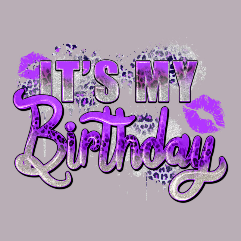 Purple Its My Birthday Vintage Tee by Zillion Design Studio | Teevron