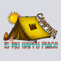 Camping Is My Happy Place Zipper Hoodie | Teevron