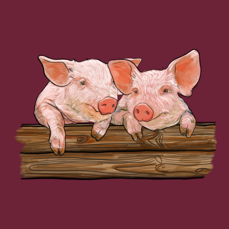 Barn Pigs Long Sleeve Tee by RanaPortraitStore | Teevron