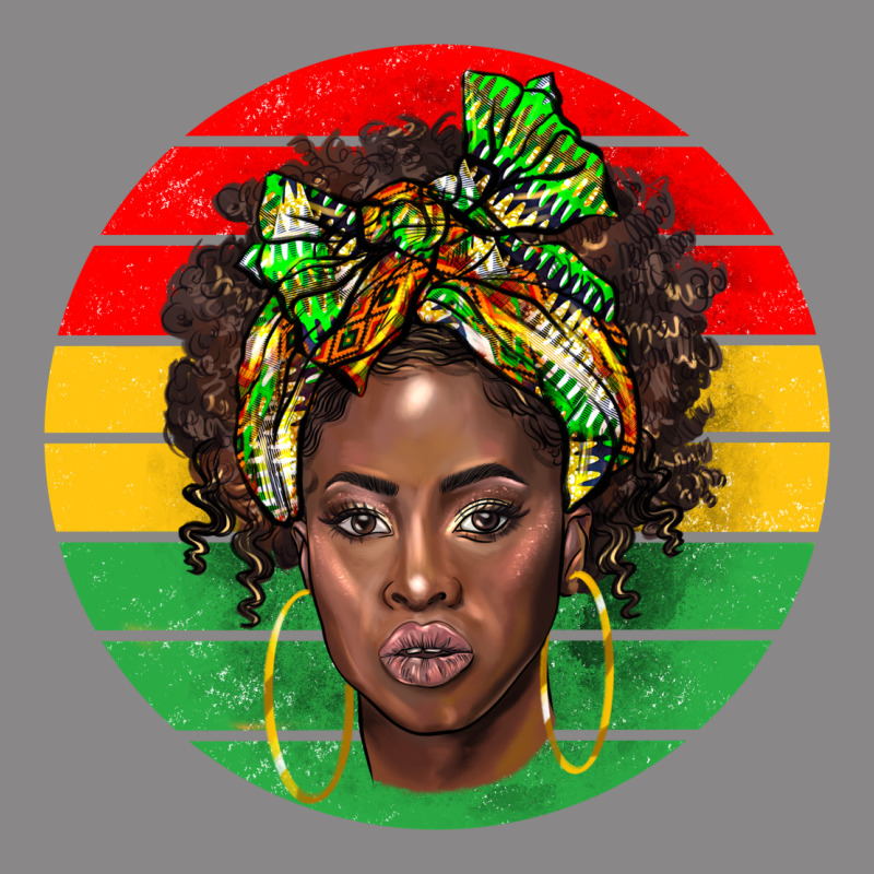 Black Women Vintage Tee by BarkalooDesign | Teevron