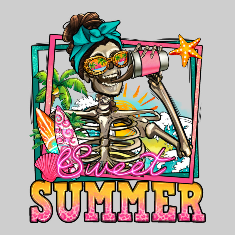 Sweet Summer Skeleton Premium Sweatshirt by Jasminsmagicworld | Teevron