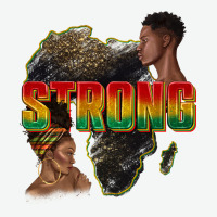 Strong With Glitter Urban Heavy Tee | Teevron