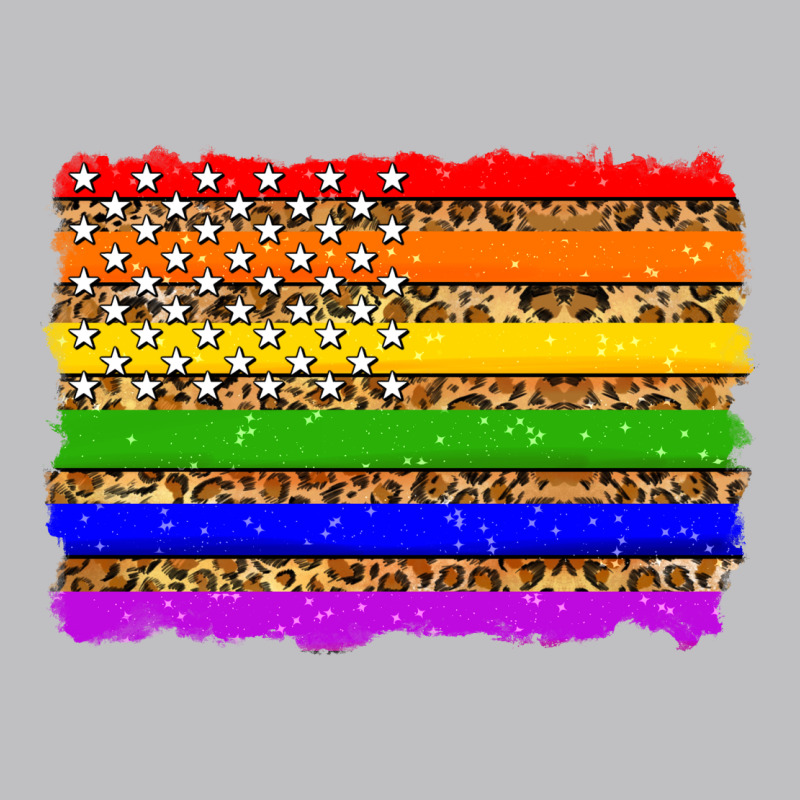 Lgbtq And Usa Flag Long Sleeve Tee by Zillion Design Studio | Teevron