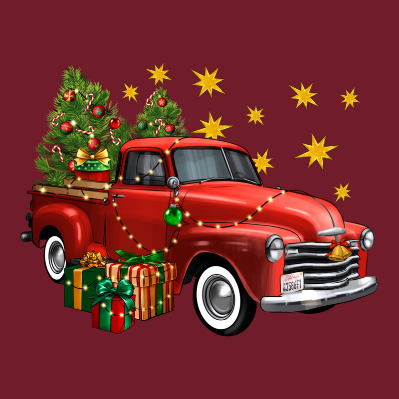 Christmas Truck Zipper Hoodie by FaDigitalArtStudio | Teevron