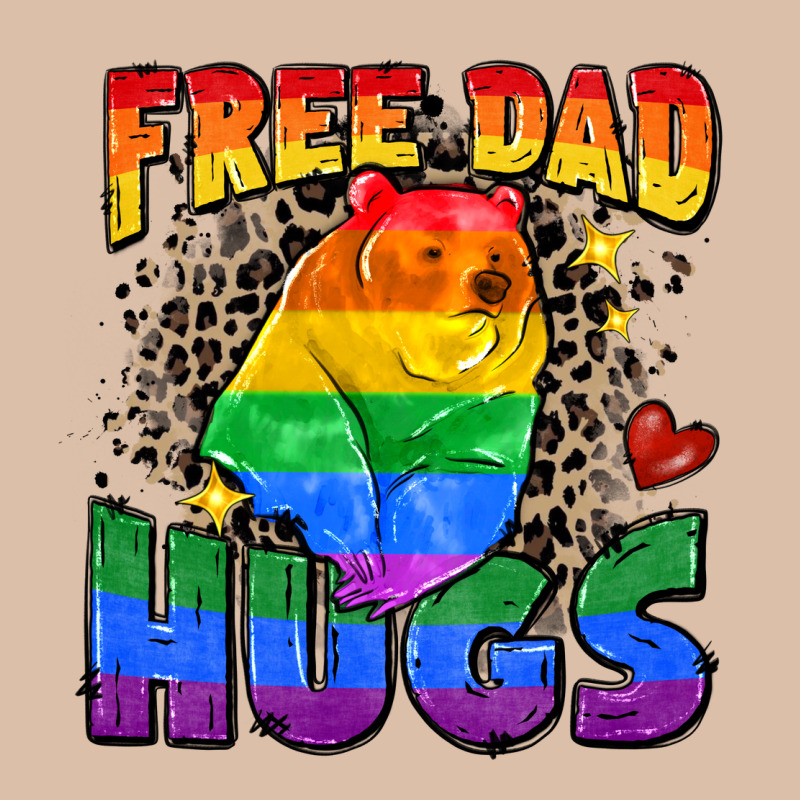 Free Dad Hugs Urban Heavy Tee by Zillion Design Studio | Teevron