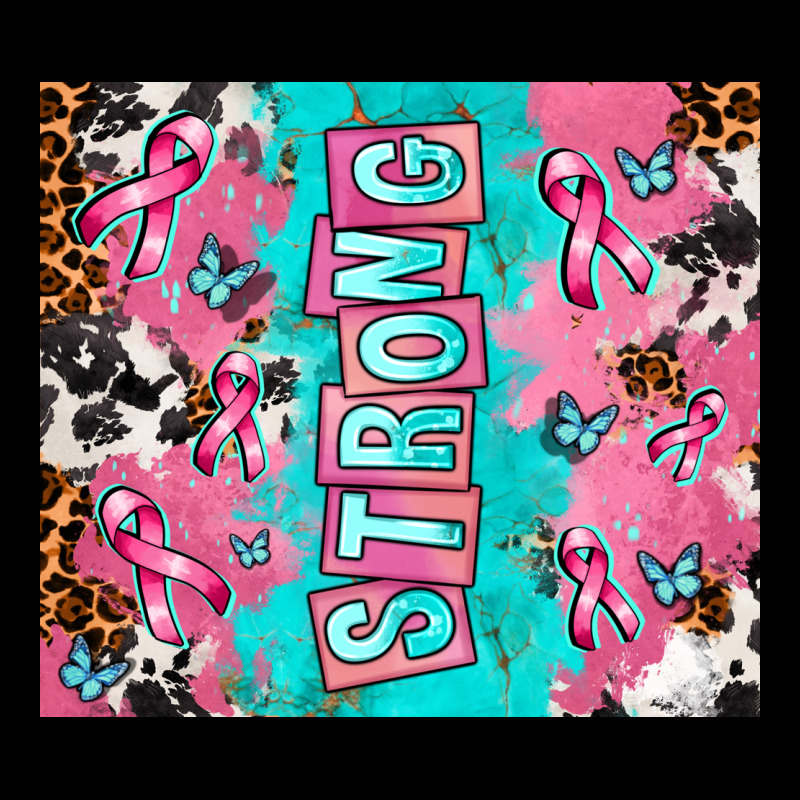 Breast Cancer Awareness Strong Ladies Tee by AdoDesignShop | Teevron