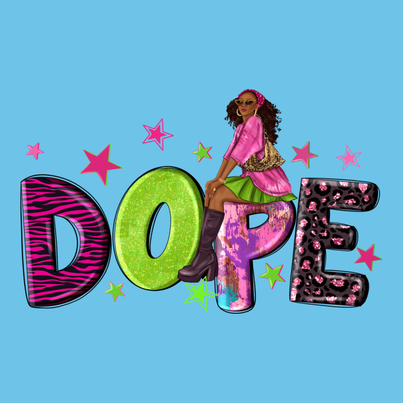 Dope With Afro Black Woman Premium Sweatshirt by NancyCooperArtShop | Teevron
