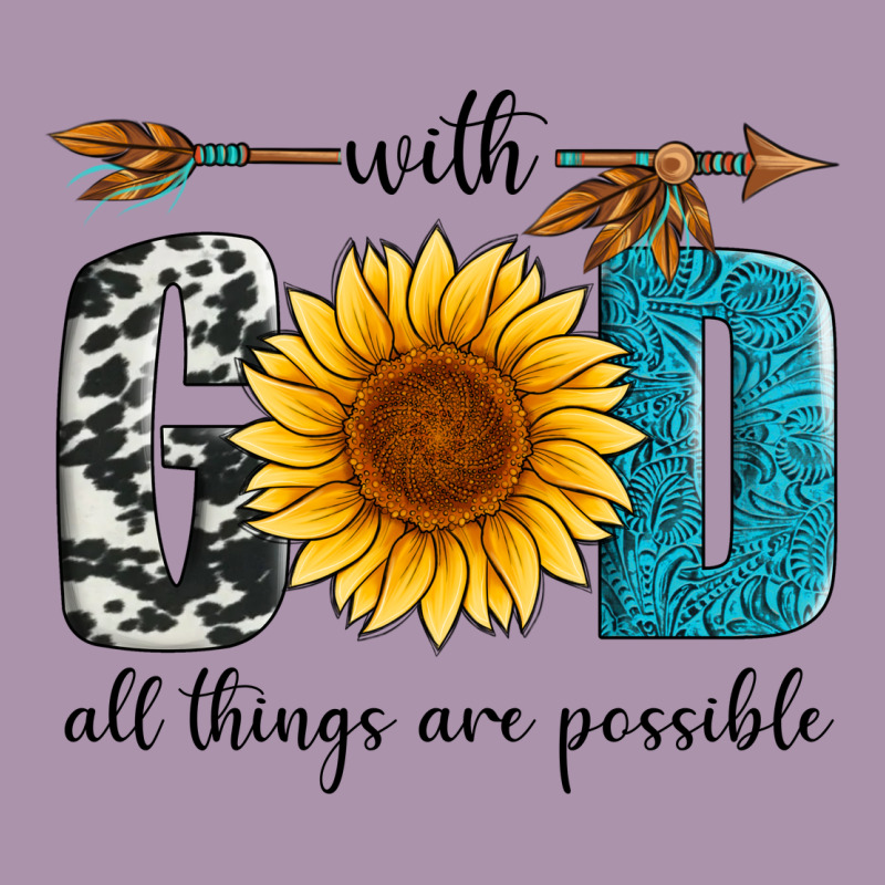 With God All Things Are Possible Heavyweight Hoodie by Artiststas | Teevron