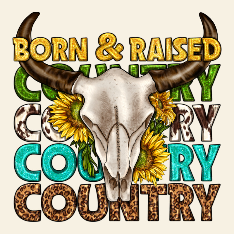 Born And Raised Country Western Vintage Tee by texasbilliewilder | Teevron