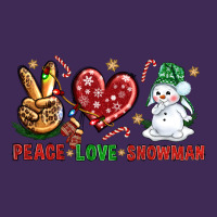 Peace Love Snowman Premium Hoodie | Teevron