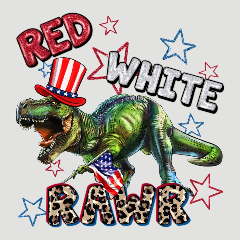 Red White Rawr 4th Of July Classic Tee by CowGirlArtShop | Teevron